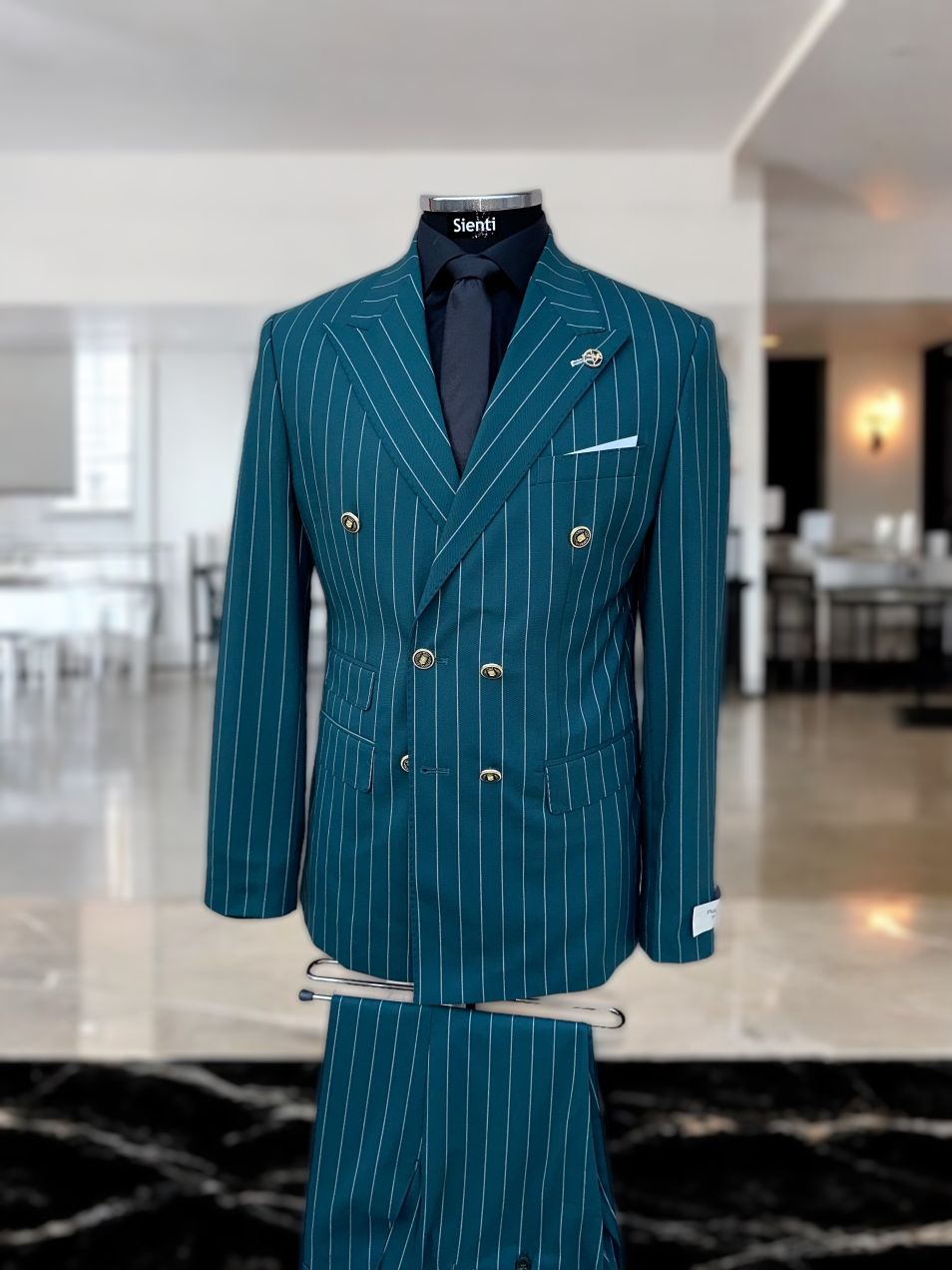 Costum verde din doua piese